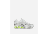 Nike Shox R4 White/Metallic Silver/Volt